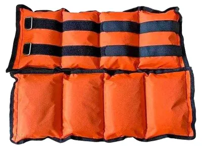 Immagine prodotto di Aerobie - Pesi per polsi e caviglie (confezione da 2) PP13223 (2,5 kg) (arancione)