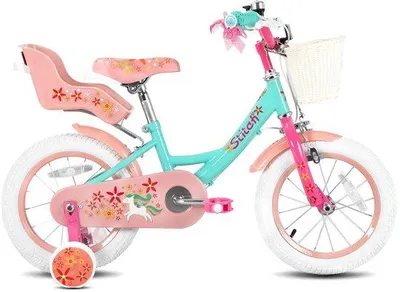 Obrázok produktu pre Detský bicykel pre dievčatá – 12 palcov – od 2 do 4 rokov – so sedadlom, popruhmi, sedadlom a odnímateľnými prednými kolesami – ružový