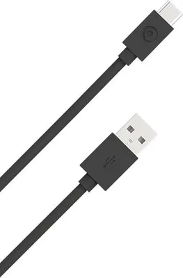 Produktbild von BigBen Connected, USB-A/USB-C Kabel 50 cm – 3 A, Schwarz