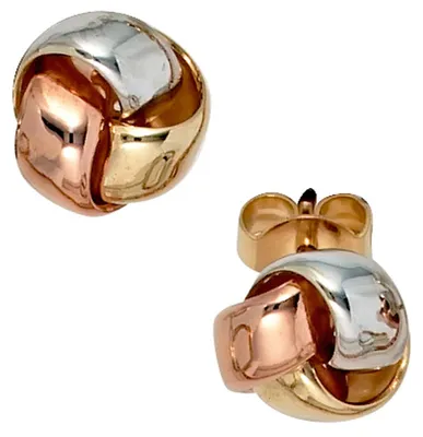 Produktbild von Ohrstecker Ohrringe Ohrschmuck 585 Gold Gelbgold Weißgold Rotgold