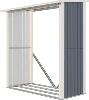 Produktbild von Produktname zur Übersetzung: Fornorth Kaminholzregal 182x89x190cm (1.62m2)