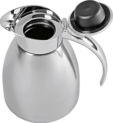 Produktbild von Emsa 502663 Isolierkanne. Edelstahl. 0.3 Liter. Easy Open Verschluss. Eleganza