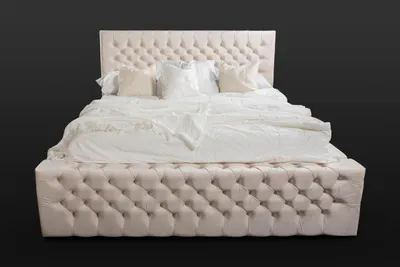Produktbild von Luxus Bett Chesterfield Samt Betten Textil Doppel Hotel Möbel 140x200
