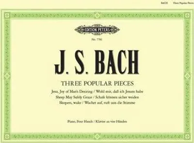 Immagine prodotto di 3 Popular Pieces from Cantatas BWV 140, 147, 208