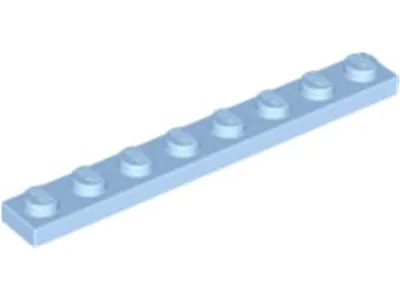 Produktbild von Lego® 1x8 Platte 3460 - 1 Stück Helles Hellblau