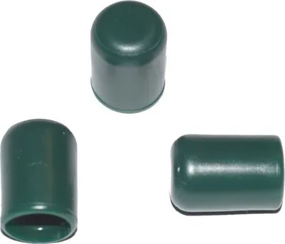 Produktbild von 250 x Kappe für Rundrohr D=8 mm L=12 mm grün PVC