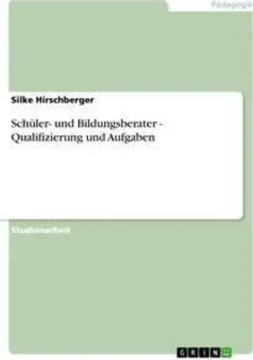 Produktbild von Schüler- und Bildungsberater - Qualifizierung und Aufgaben