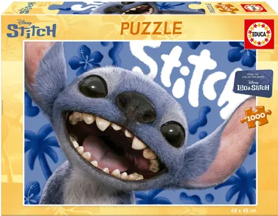 Image de Puzzle Educa Stitch Live Action, 1000 pièces, Disney