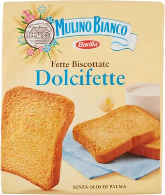Produktbild von 3x Mulino Bianco Fette biscottate Le Dolcifette 315g kekse Zwieback brot