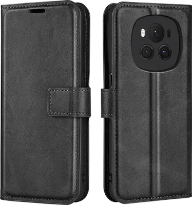 Produktbild von Honor Magic6 Pro Hülle - Coverup Deluxe Klapphülle - Schwarz