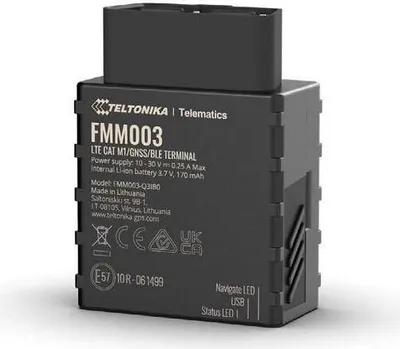 Produktbild von Teltonika Â· Tracker GPS Â· FMM003 Â· Fahrzeug Â· LTE/GSM/BLE 4.0 (FMM003)