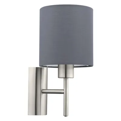 Immagine prodotto di Eglo 94926 Pasteri applique con interruttore grigio Lampada da parete Hotel