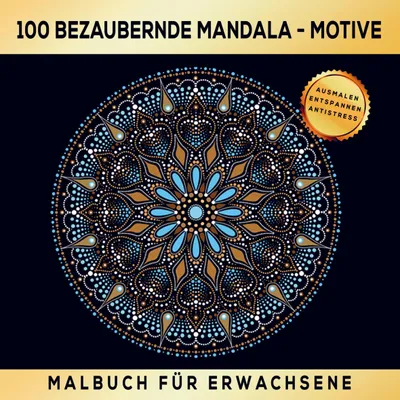 Produktbild von Malbuch für Erwachsene - 100 bezaubernde Mandala Motive