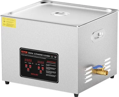 Produktbild von 15-Liter-Ultraschallreiniger mit Heizung, Zeitschaltuhr und Korb, digitale Ultraschallmaschine