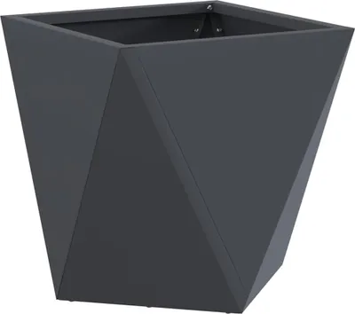 Image de Jardinière Anthracite 30 x 30 x 30 cm Acier
