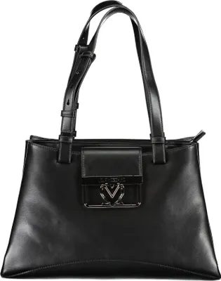 Produktbild von Elegante Schwarze Damentasche: Vielseitig & Stilvoll mit Logo-Detail