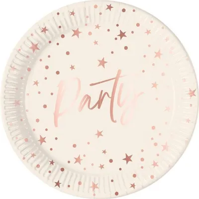 Image de Assiettes De Fête En Papier 8Pcs, 23 Cm