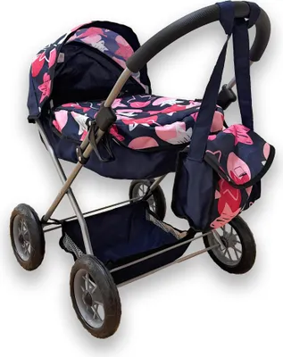 Produktbild von Bayer MEGA SET 9in1 Puppenwagen Kinderwagen mit Puppe und Zubehör