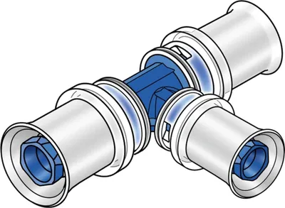Image de KE Kelit KWW440, KELOX-WINDOX-W, pièce en T, 32/32/32, 1 pièce.