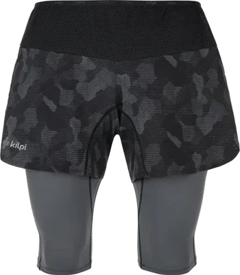 Produktbild von Herren-2 in 1-Laufshorts Kilpi BERGEN-M, SCHWARZ, Größe XXL