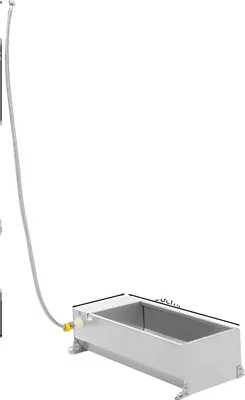 Obrázek produktu pro Nádrž na vodu pro skot, samonaplňovací mechanismus, objem 7,5 litru, stříbrná barva