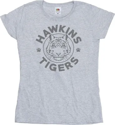 Produktbild von Netflix - "Stranger Things Hawkins" T-Shirt für Damen BI40107 (M) (Grau)