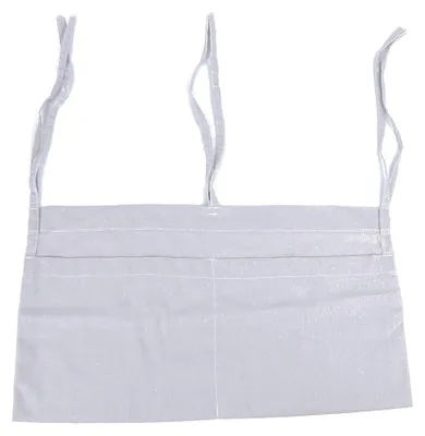 Zdjęcie produktu dla Łóżeczko dziecięce, kołyska, torba wisząca, pieluszka dla niemowląt, gryzak, zabawka, organizer do przechowywania, szary, 49,5 cm x 28,5 cm