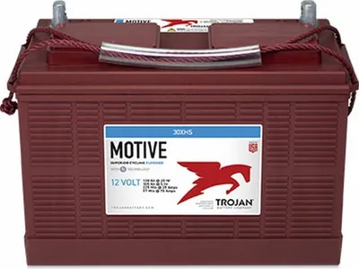 Produktbild von Trojan 30XHS 12V 130Ah Deep Cycle Traktionsbatterie UT-Anschluss