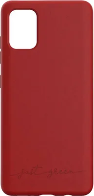 Produktbild von JUST GREEN, Recyclebare Hülle für Samsung Galaxy A51 Natura, Rot