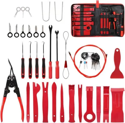 Image de Kit d'outils de démontage de voiture multifonctionnel 43pcs pour Car Audio DVD Navigation Autopanel Trimming