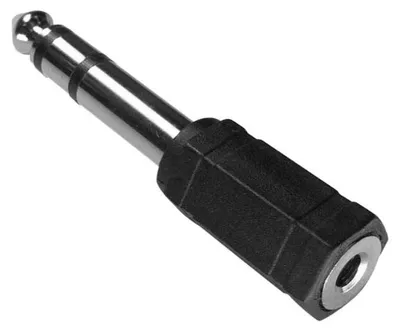 Produktbild von PremiumCord Adapter 6,3 mm Stereostecker auf 3,5 mm Stereobuchse, Stecker auf Bu