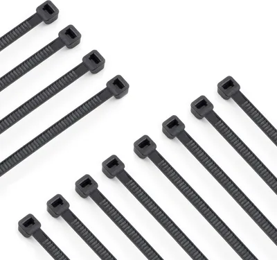 Produktbild von V1 Trade Zestaw Opasek Kablowych 100 szt. (4,8 x 350 mm, Czarne)