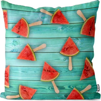 Produktbild von VOID Wassermelone am Stiel Kissenbezug Kissenhülle Sofakissen Kissen Deko Outdoor-Kissen Dekokissen