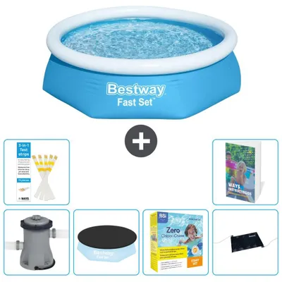 Image de Bestway Fast Set, piscine ronde - 244x61 cm - 5 pièces, modèle S234