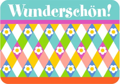 Produktbild von Allgemeine Wünsche - Sprüche - Sahneschnittchen - Postkarte im