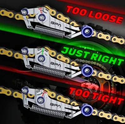 Immagine prodotto di Strumento di regolazione del gioco della catena per moto BPA-Racing rosso