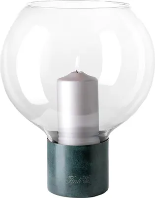 Produktbild von Fink Windlicht PEGO DH 30x38 cm silber Teelichthalter Windlichtglas