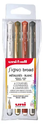 Produktbild von uni-ball Signo Gelroller – Set mit 3 Stück – Mediumspitze – 0,7 mm – Schwarz