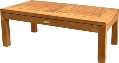 Produktbild von Teako Design Couchtisch Novara Rechteckig Teakholz Massiv Wetterfest