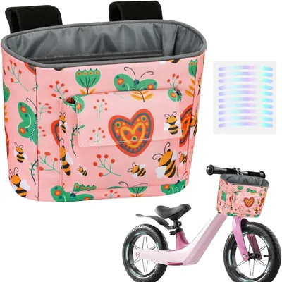 Produktbild von Lenkertasche für Kinder, Fahrradkorb, mit reflektierenden Streifen, für Fahrrad