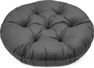 Produktbild von Hängesessel Kissen Samt Polster Bodenkissen für Schwenksessel Hängeschaukel Auflage Papasansessel Hängekorb Hängestuhl ? 90 cm Grau [114]