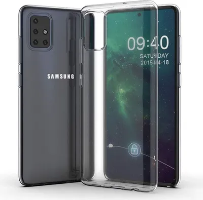 Produktbild von Handyhülle für Samsung Galaxy Schutz Case Cover Bumper Etui Schale Ultra Dünn, Modell:Samsung Galaxy A42 5G, Motiv auswählen:Transparent