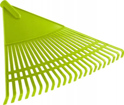 Image de KADAX Râteau à feuilles en plastique sans manche, largeur 60 cm, 22 dents