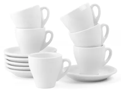 Produktbild von 12-tlg. Set Espressotassen 0,08 "Italiano" mit Untertasse Holst Porzellan