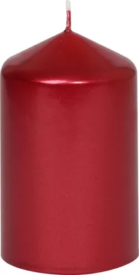 Produktbild von Steinhart Stumpenkerze Edelglanz Ø 5,7 x 10 cm rubin