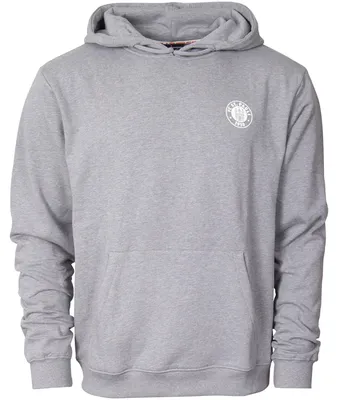 Produktbild von FC St. Pauli Kapuzenpullover Logo, Original Fanartikel, Grauer Hoodie mit Vereinswappen, 100% Baumwolle