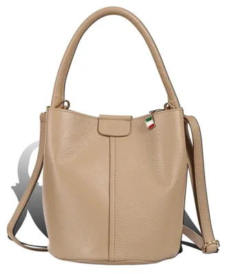 Produktbild von Florence Damen Umhängetasche Leder Tasche taupe D2OTF169I5