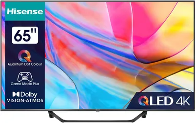 Produktbild von Hisense 65A7KQ, 165,1 cm (65"), 3840 x 2160 Pixel, QLED, Smart-TV, WLAN, Schwarz