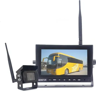 Produktbild von Kabelloses digitales AHD 720P Rückfahrkamera-Kit 18 IR + 7" Monitor 12V/24V