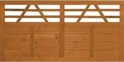 Produktbild von Vorzaun Konsta Venga 180 x 90 cm kirschbaumoptik